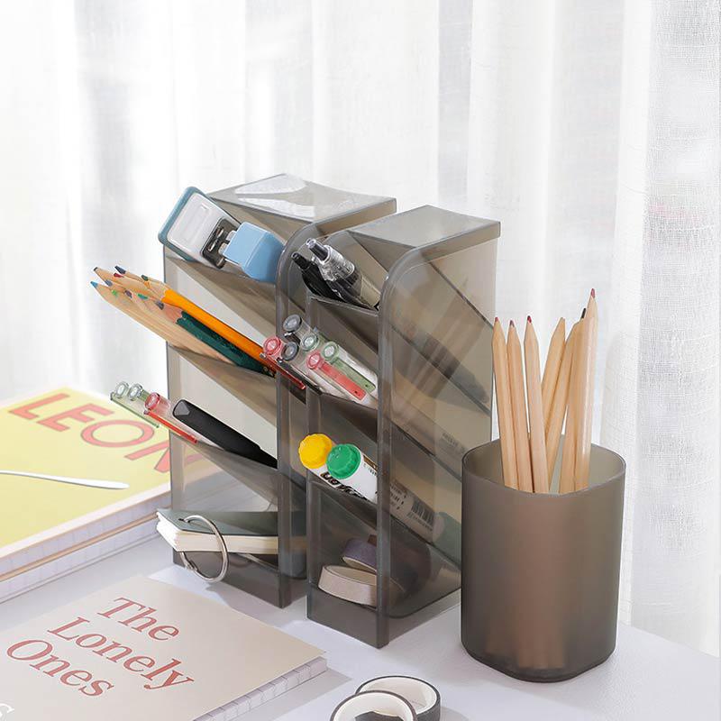 Trousses à Crayons En Métal - Lot De 2 Boîtes Doubles Compartiments | Design Compact Anti-rayures | Rangement Stylos, Fournitures Bureau Ou école