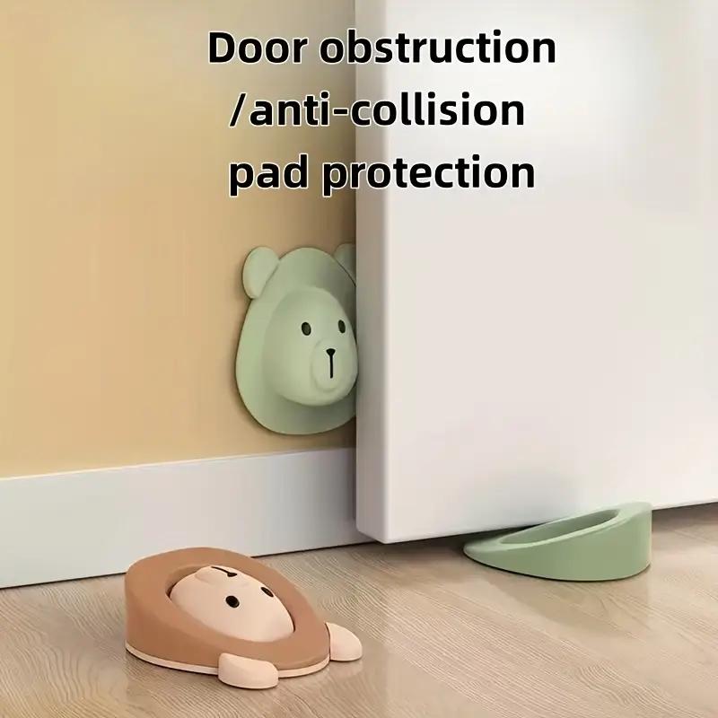 1PCS Silicone Door Stopper Windproof Door Stopper Anti-collision Door Blocker Door Card Fixed Door Plug Door Stopper Door Stopper