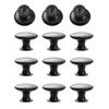 12Pcs Drawer Pulls Stainless Steel Dressers Knob Cupboard Handle Modern Furniture Handle Round Bedside Cabinet Pull