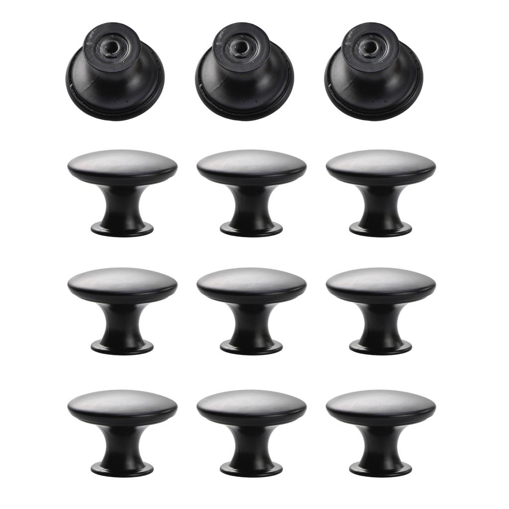 12Pcs Drawer Pulls Stainless Steel Dressers Knob Cupboard Handle Modern Furniture Handle Round Bedside Cabinet Pull