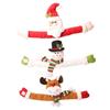 Cute Christmas Curtain Buckle Cartoon Snowman Elk Curtain Decorative Accessories Santa Claus Xmas Creative Curtain Tieback