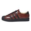 adidas Superstar Vintage Fox Brown Croc Unisex Sneakers Core-Black-Gold-Beige JQ3258