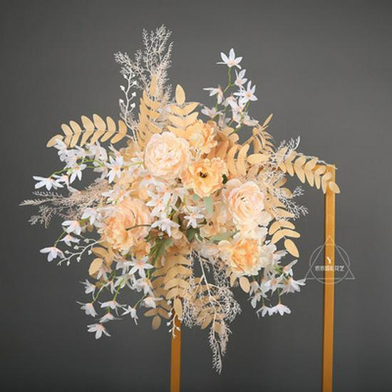 Wedding Aisle Flower Stripe Decoration - Floral Art for Venue