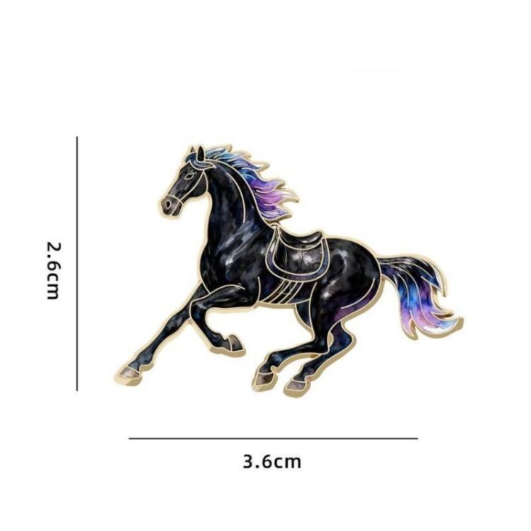 Cute Animal Zodiac Horse Badges  Small Gifts  Accessories  Clothing and Accessories for The Year of The Horse  Brooches and Gifts
