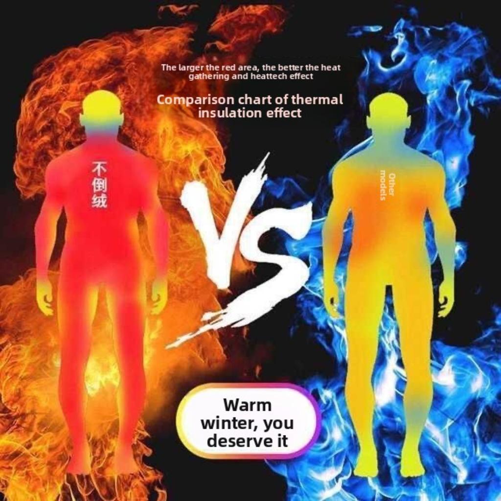 Jesienno-zimowy męski gruby i nieodwrócony aksamitny ciepły T-shirt z długim rękawem i okrągłym dekoltem koszulka bazowa i T-shirt z długim rękawem