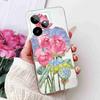 For Realme GT 7 5G 2025 RMX5061 Case Cute Girl New Flowers Soft Silicone TPU Cover For Realme GT7 GT 7T 5G Global Phone Cases
