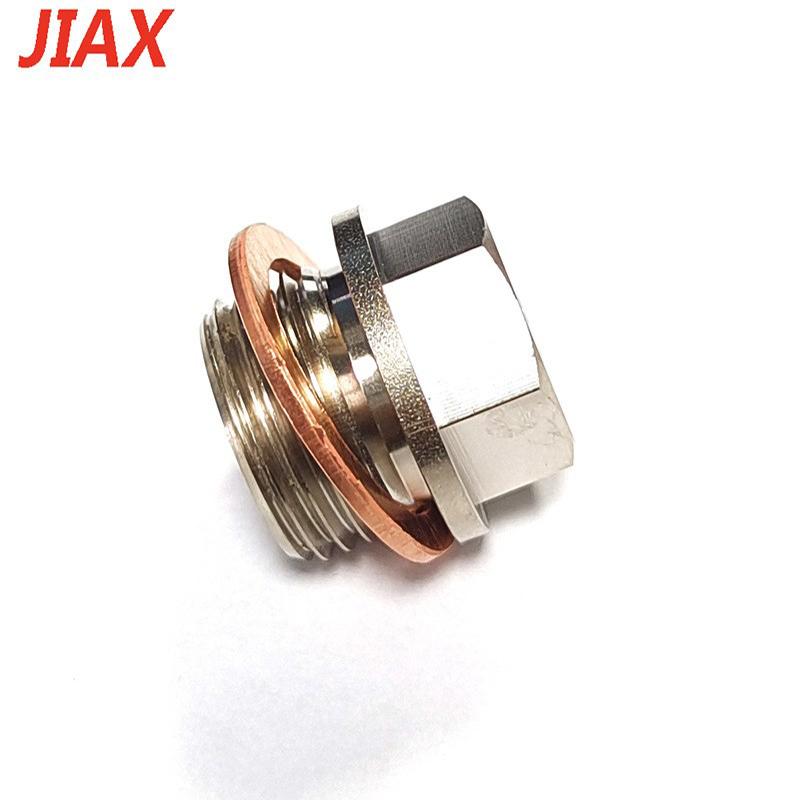 Sensor Adapter M18x1.5 to 1/8NPT Thread Exhaust Water Temperature Sensor NPT Coolant Temperature Sensor Fitting with Gasket