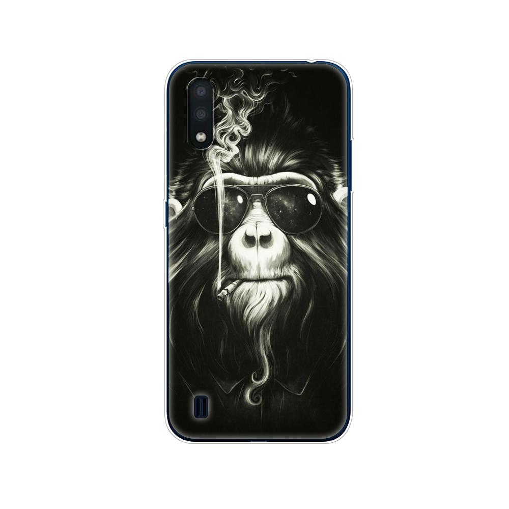 For Samsung M01 Case 5.7" Soft Silicon Tpu Cover For Samsung Galaxy M01 M 01 SM-M015FZBDSER M015 Phone Back Shell Bumper Funda