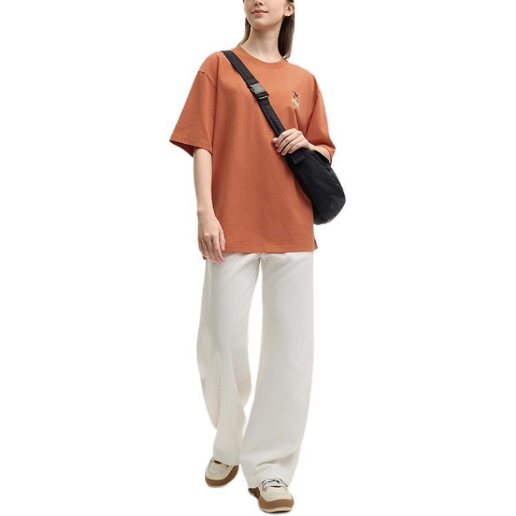 Fila X Maison Kitsune Little Fox T Shirt Unisex Ancient Rusty Orange F11U529101F-OR