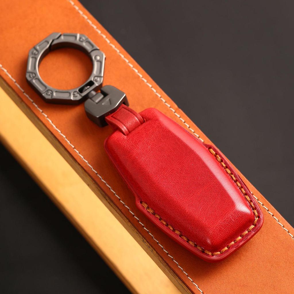 Handcrafted Genuine Cowhide Protective Cover for 2023 Mitsubishi Car Keys