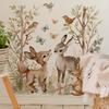 Cartoon Animals, Deer, Birds, Wall Stickers, Living Room Bedroom, Children'S Room, Home Decoration, Wall Stickers, Self-Adhesive Wall Stickers