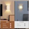 Wall Rechargeable Sconce Magnetic Wireless Lamp Set Kit RGB Colors Dimmable with Fabric Linen Shade and Remote, Lighting 2Pcs