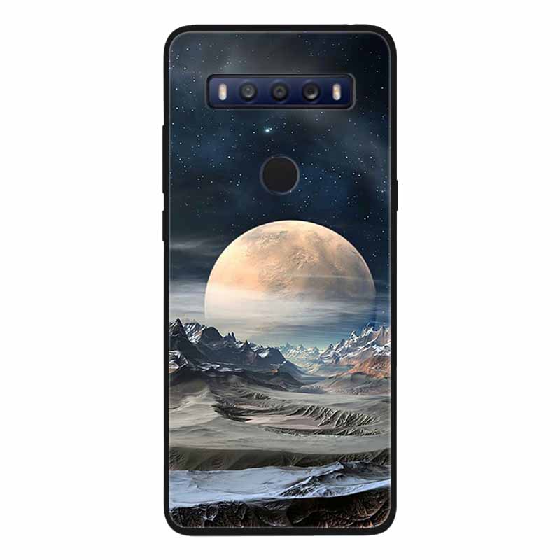 Para TCL 10 SE Funda Suave de Silicona Fresca y Moderna Para TCL 10SE T766U T766H Tapa Trasera TCL10SE TPU Protectora para Teléfono Fundas