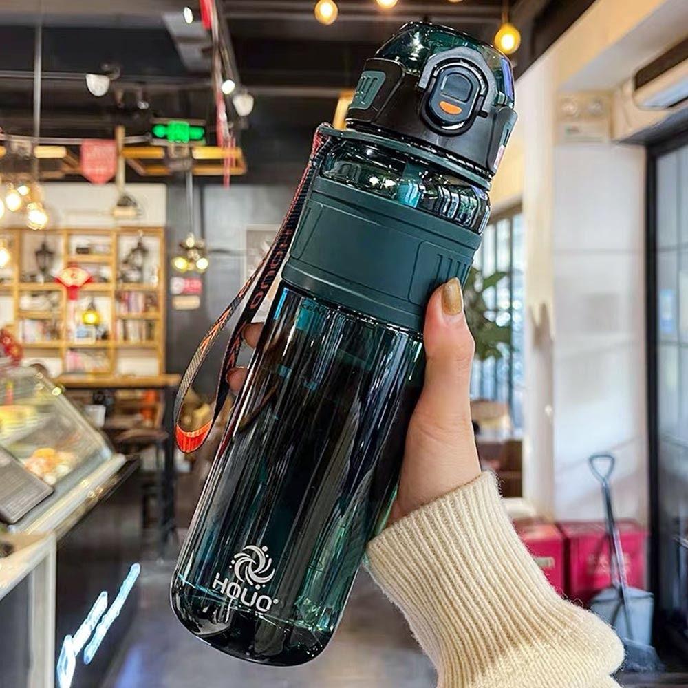 750ml/1000ml Large Capacity Summer Water Bottle With Sippy Handle Strap Drinking Kettle  Outdoors