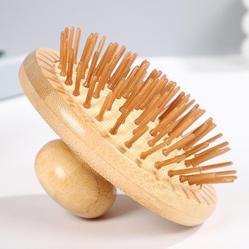 

Гребень для шампуня Nanmu Mushroom и щетка Meridian: Расческа с воздушной подушкой для релаксации и акупунктурный массажер для шейного отдела головы. Mushroom Massage Comb 2015