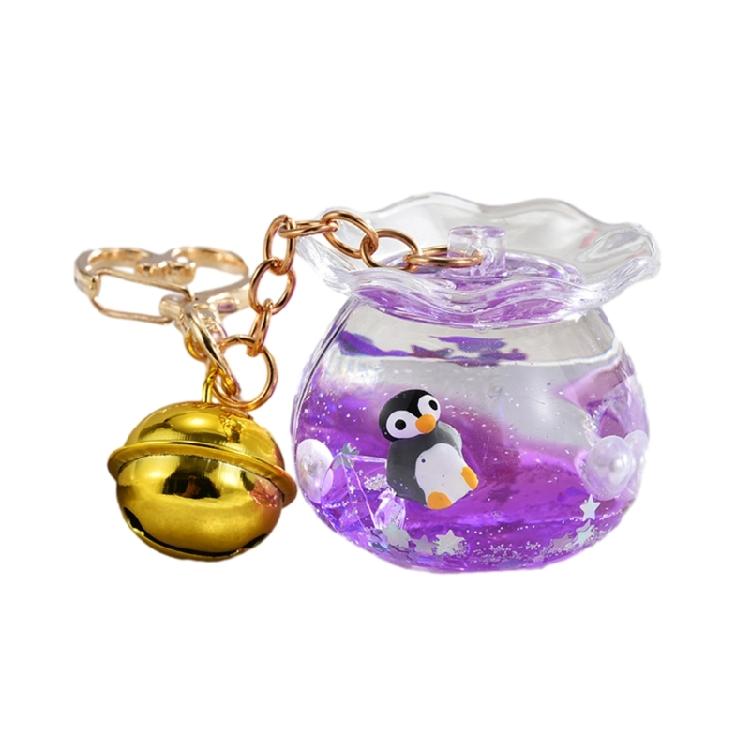 New Floating Bottle Bag Pendant Keyring Fish Beaded Cellphone Accessory Pendant