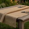 Natural Jute Burlap Plant Cover with Locking Edge Breathable