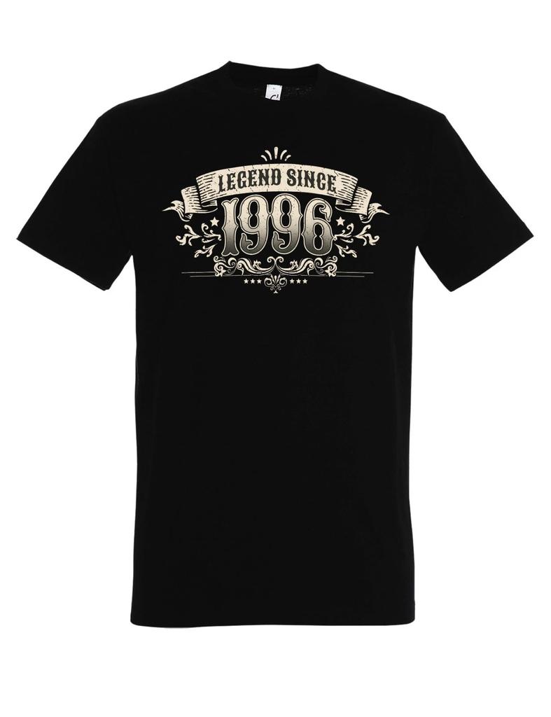 Mens T-Shirt 30th Birthday Legend 1996 Funny Saying Logo Men Fun Print