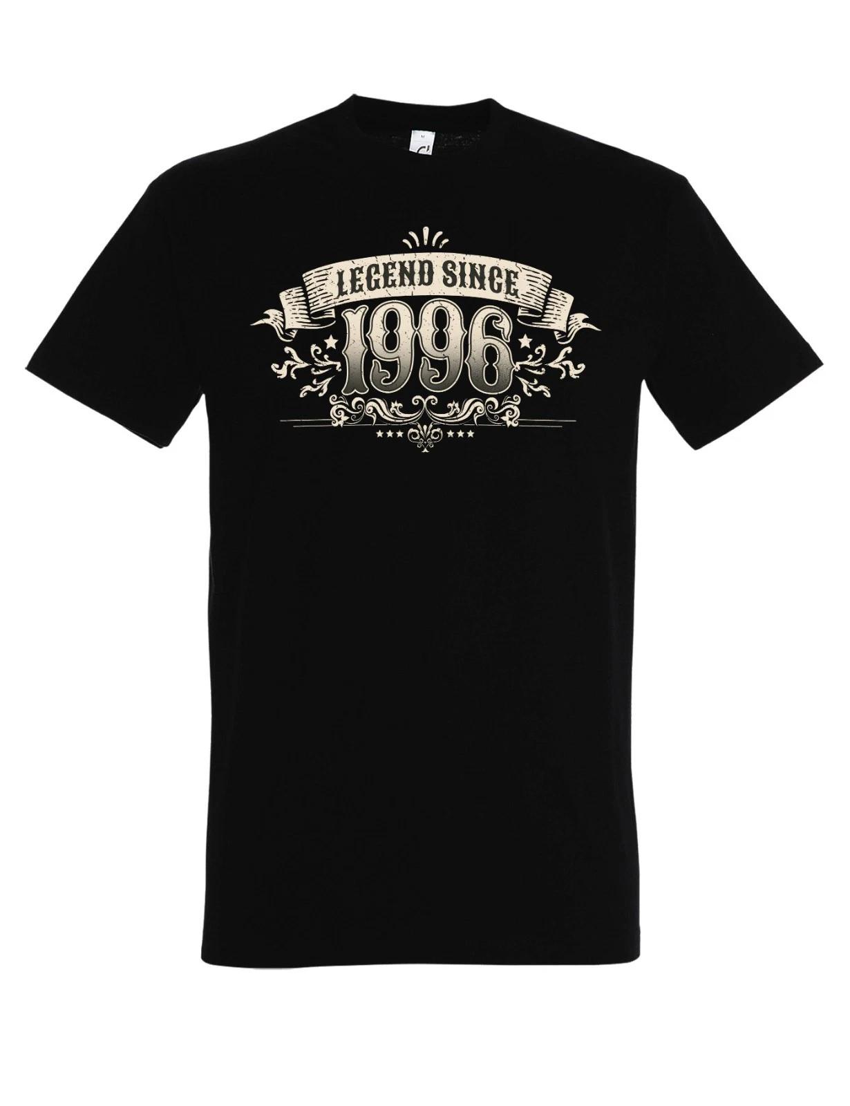 Mens T-Shirt 30th Birthday Legend 1996 Funny Saying Logo Men Fun Print 2XL