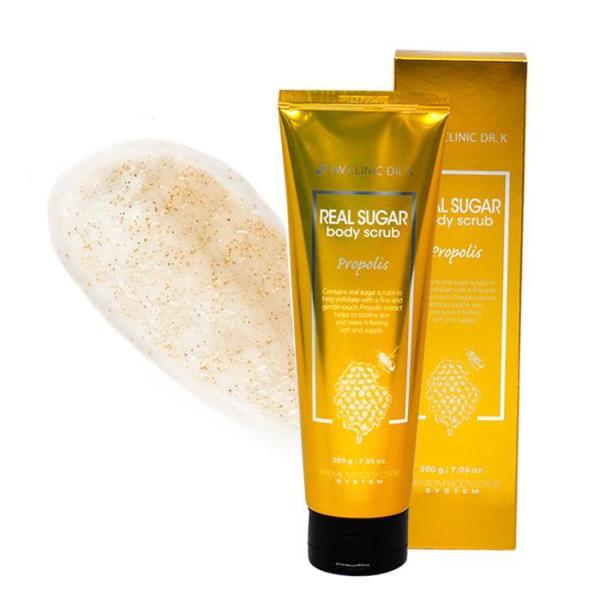 3w Clinic Real Sugar Propolis Body Scrub Peeling Gel 200g (15548979)