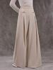 European High Waist Casual Wide-Leg Pants for Women - Elegant and Stylish