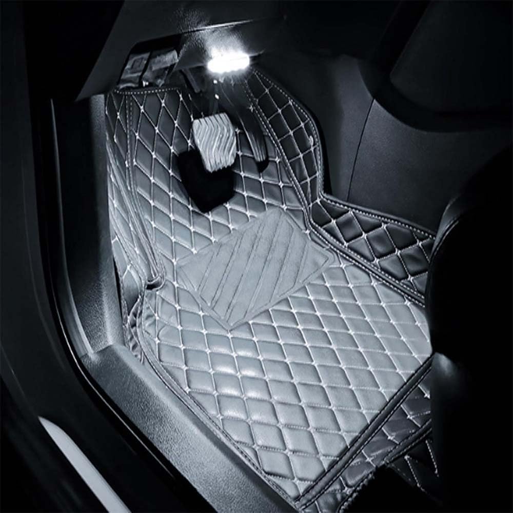 Onevzn Car Lights, Onevzn Car Led Lights Interior, Led Lights for Car with 7 Colors, Car Lights Wireless Interior Led Lights (Blue-4pcs)