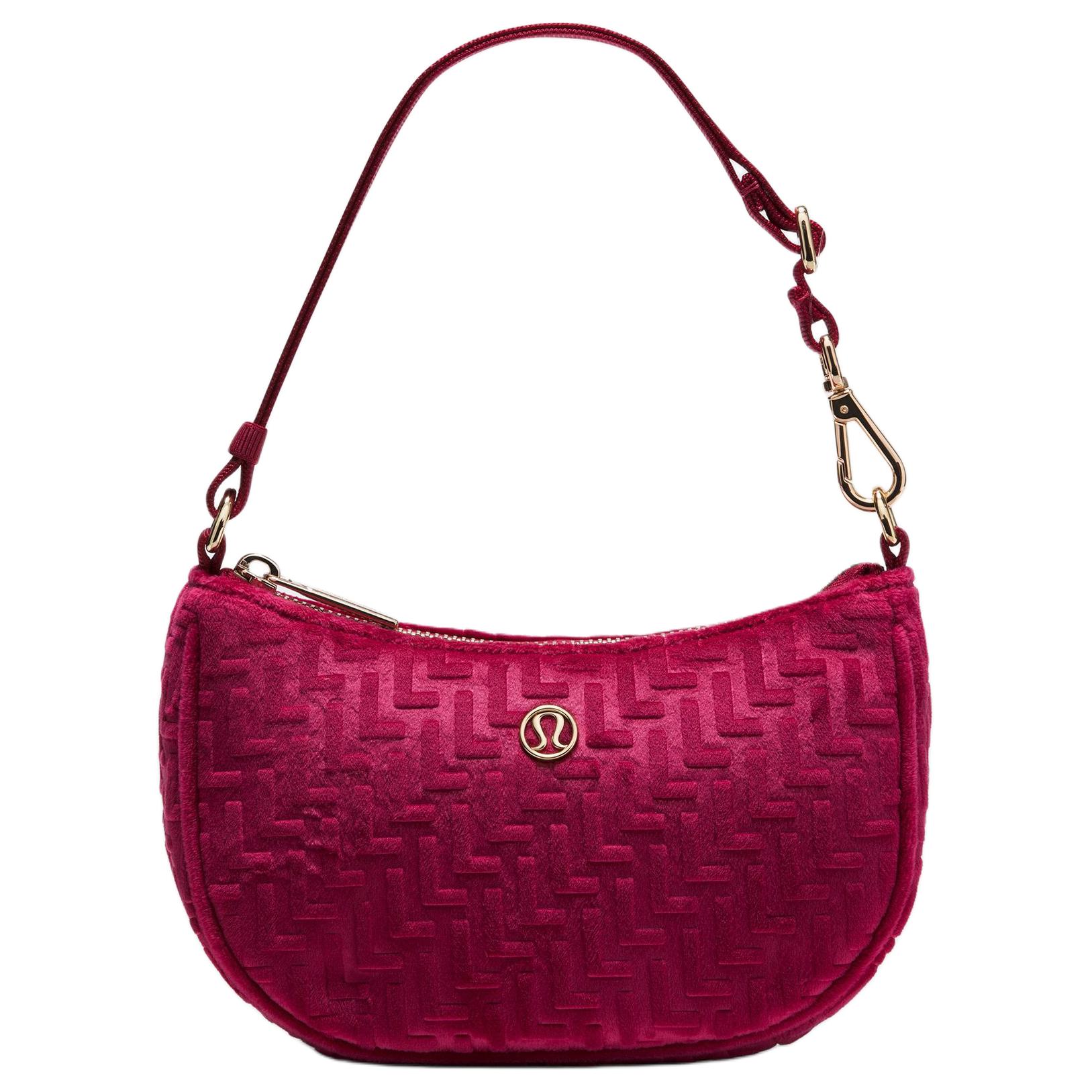 Lululemon City Essentials 1L Brand Logo Polyester Mini Shoulder Bag Women bags Magenta LW9FW0S-021363 Rose Red 13190₽