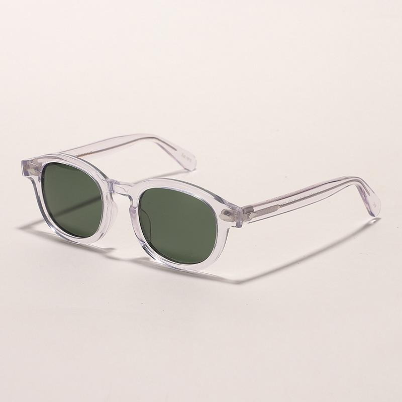 

Sun Glasses Man Johnny Depp Lemtosh Polarized Sunglasses Woman Luxury Brand Vintage Acetate Frame Green Drivering Goggles No Box Medium очистить зеленый