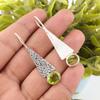 Wundervolle Peridot-Ohrringe Edelsteinschmuck, 925 Sterling Silber Massiv Ohrringe, Handgefertigter Schmuck Geburtsstein-Ohrringe, Geschenk für Sie