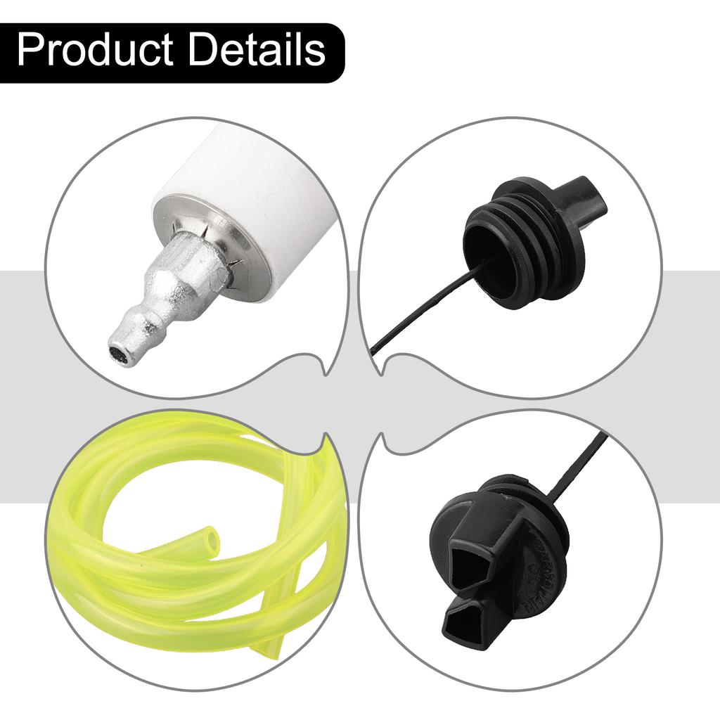 Innovative Design of the Fuel Gas Oil Cap Ensures Compatibility with Various Versions of the For Poulan Chain Saw Lineup