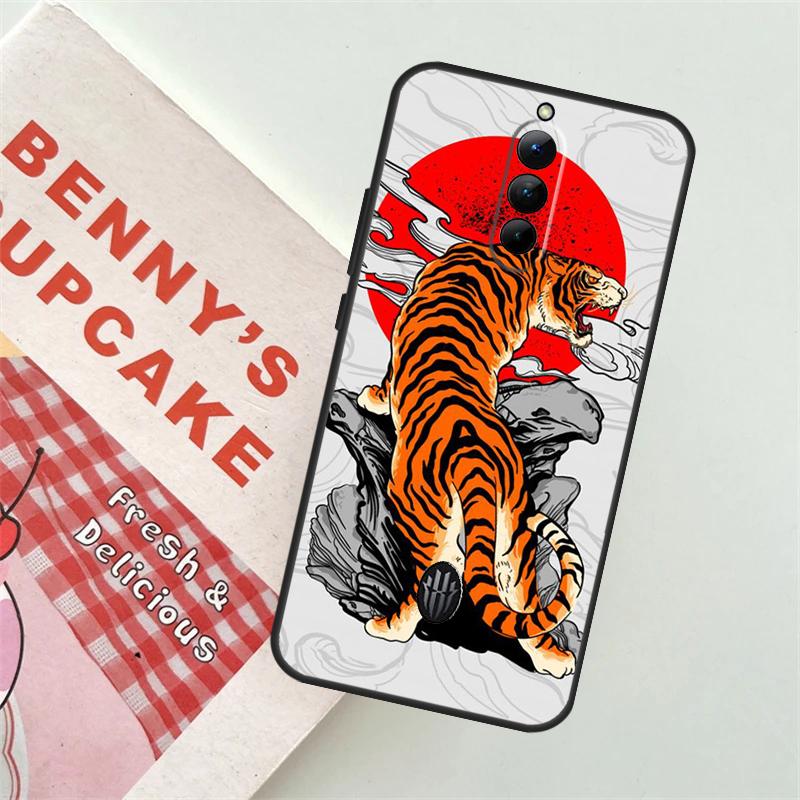 Japanese Style Art Japan Case For ZTE Nubia Red Magic 9 8 8S Pro Plus RedMagic 6 7 6S 7S Pro 5G 5S 6R Cover Shell