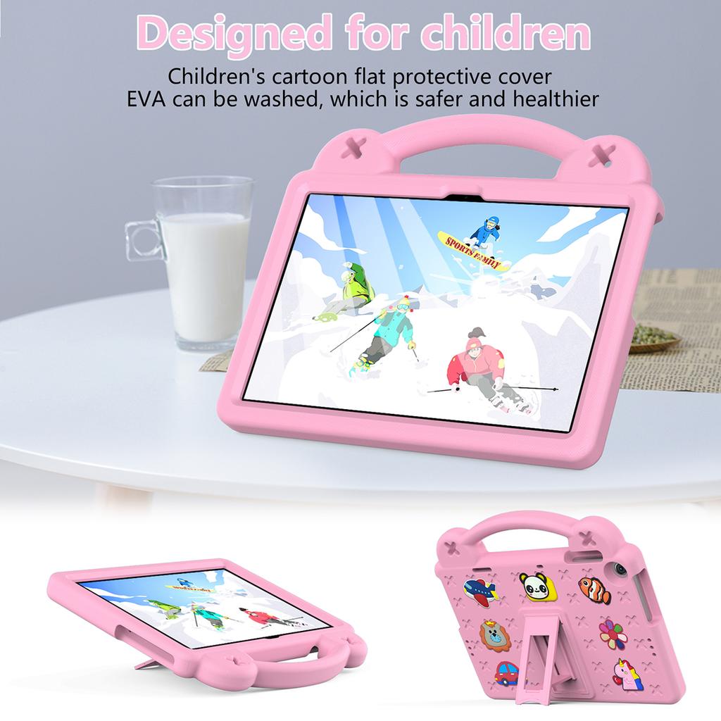 Kids EVA Bear Stand Case for Samsung Galaxy Tab A9 8.7" X110 Tab A9Plus X216 S7 S8 T870 S9FE X510 11" Tab A8 S6 Lite Cover Funda