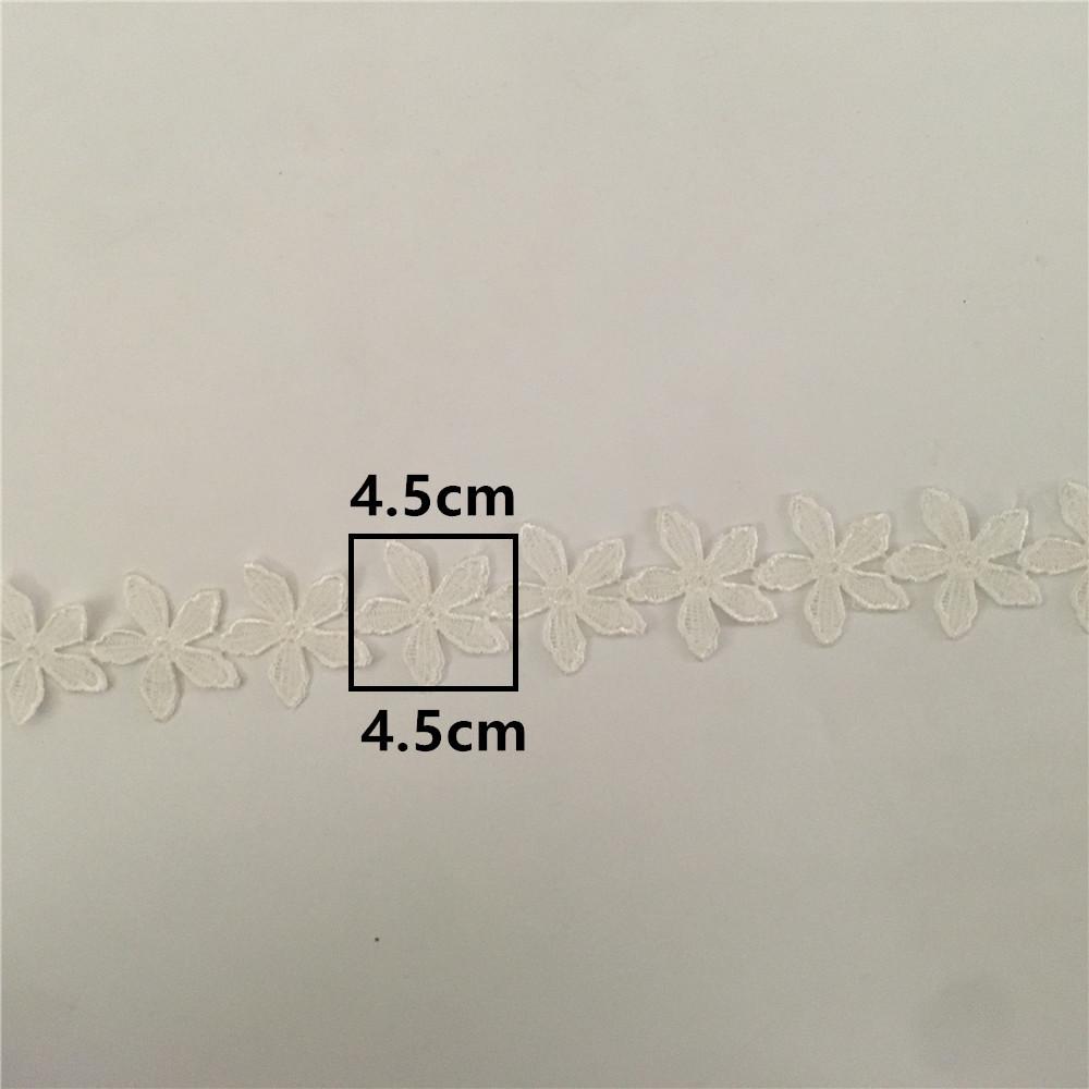 Diy Small Flower Lace Barcode Accessories Hollow Lace Clothes Decoration Fabric Water-Soluble Fringe Embroidery Accessories