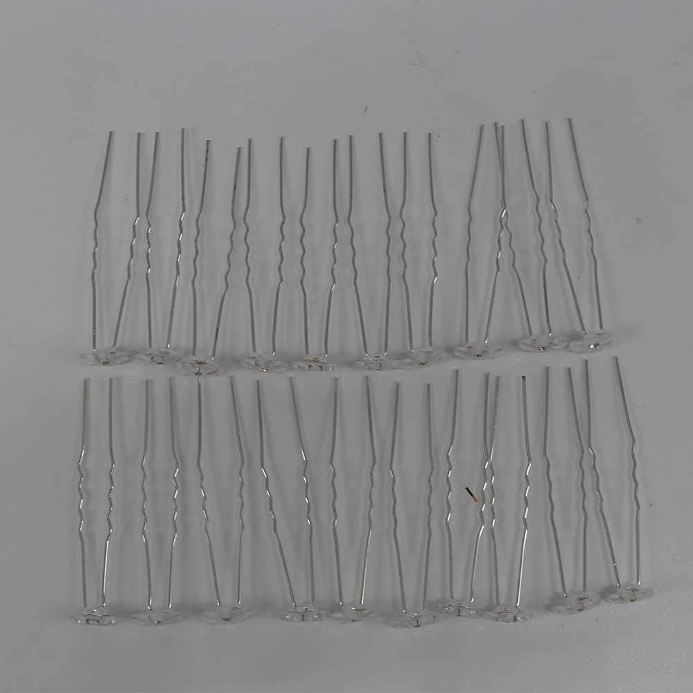 Tools Women Barrette Bridal Hair Jewelry U-shaped Pearl Pin Rhinestone Hair Clip Wedding Hairpins