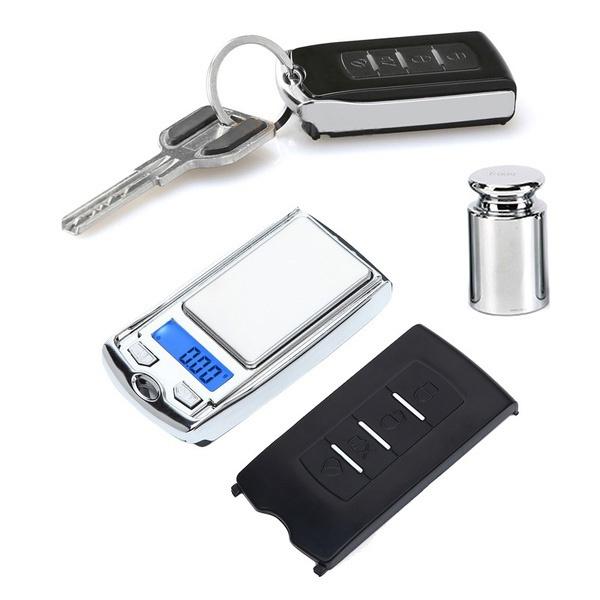 0.01g/100g Mini Car Key Lcd Digital Balance Weight Pocket Jewelry