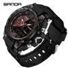 Sanda 6024 Outdoor Sports Shockproof Waterproof Luminous Watch - Unisex Multifunctional Electronic Watch