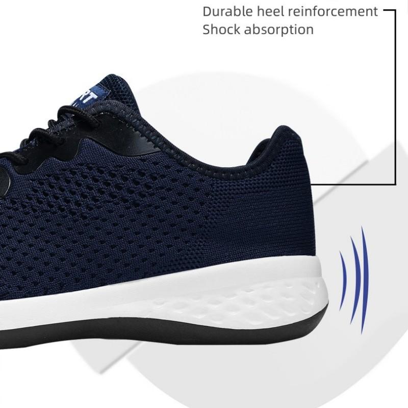 Мужские повседневные кроссовки на шнуровке для бега — фото 9