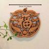 1pc Chinese Woodcarving Ornaments Solid Wood Carving Crafts Living Room Wall Decoration Home Accessories Wall Decorations