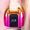 UV Nail Light 96W 42 Light Chips Rechargeable Nail Curing Lamp Nail Dryer for Gel Polish Silver Plating Color 100‑240V EU Plug