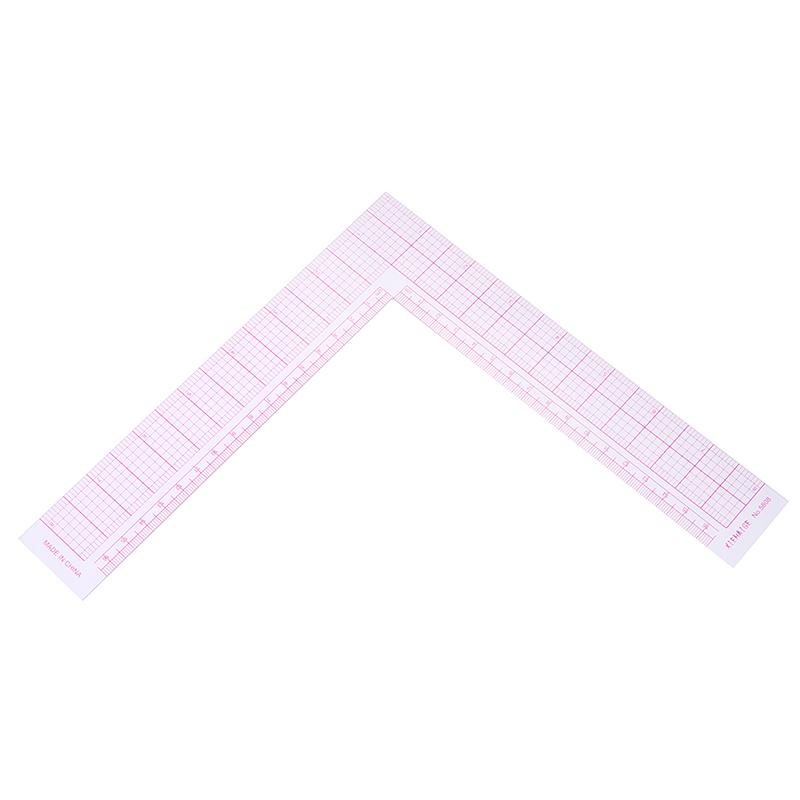 Garment Cutting Plastic L Shape Ruler For Sewing Accessories Patchwork Tools