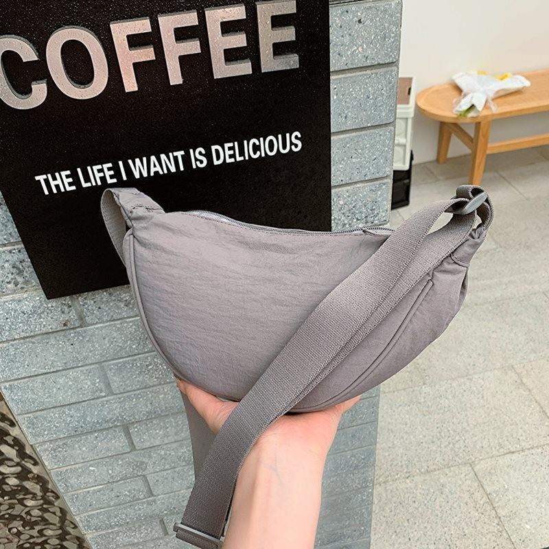 Stylish Mini Crossbody Bag For Women Versatile Compact Nylon Material Trendy Design