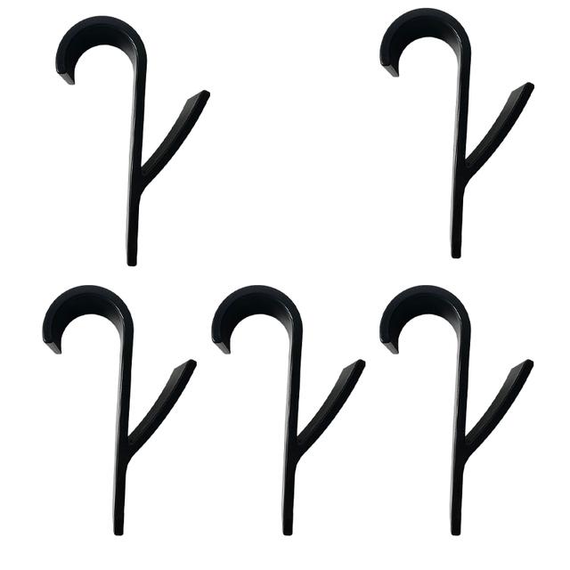 5/4/3/2/1 st Kök Badrum Klädhängare Klämmor Förvaringshyllor Vit Hängare För Handdukstorkare Radiatorräcke Kläder Halsduk Hängare Hållare