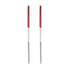 Hand Tools Diamond Files Shape Steel Silver + Red Square Rectangle
