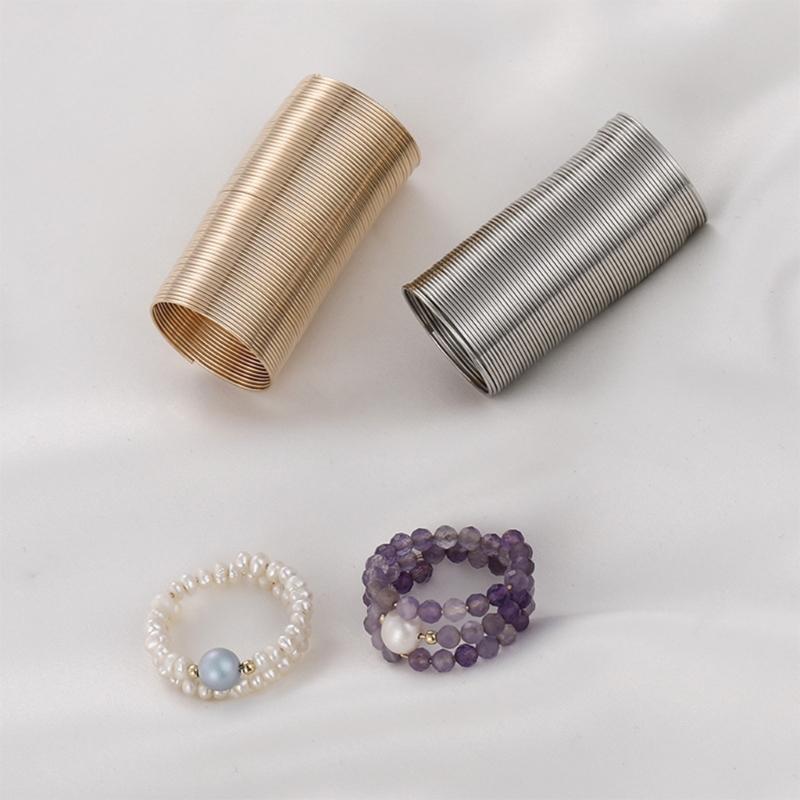 69 Loops Jewelry Wire Memory Beading Wire Steel Memory Wire Cuff Bangle Bracelet for Jewelry Making Supplies Necklaces