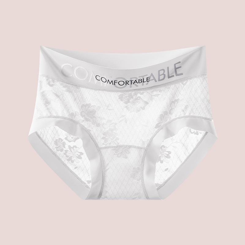 

Женское бесшовное кружевное нижнее белье, трусики женские, утягивающие живот и приподнимающие бедра, хлопковые трусики с треугольными чашечками, трусы-брифы 2XL белый