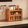 Bread Box Countertop Storage Cabinet Organizer for Kitchen Cups Bottles