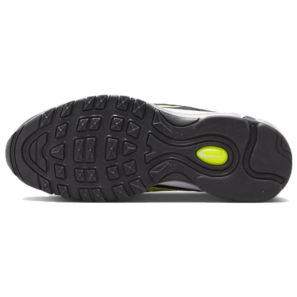 Nike Air Max 97 GS Platinum Black Volt Kids Sneakers Grey Pure-Platinum White 921522-030