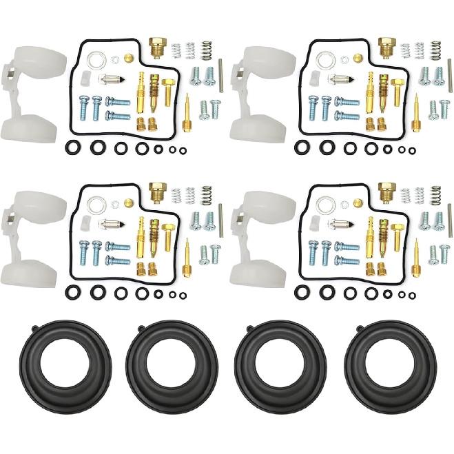 FZJDSD Carburetor Repair Kits Carb Rebuild Kit with Diaphragm Float Compatible with Honda VF750C V45 Sabre VF750S V45 700 VF700C Babre VF700S