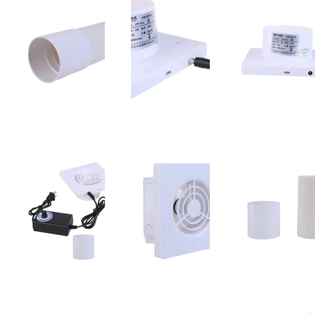 

H7EE Powerful Exhaust Fan Inlines Ducts Fan Bathroom Exhaust Fan Large Airflows China Mainland