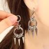 Punk Style Spiked Earrings For Women Men Gothic Cone Pendant Earrings Y2K Grunge Dangle Jewelry Gift